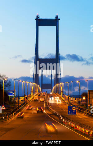 Die erste (alte) Severn Brücke, Avon, England, Vereinigtes Königreich, Europa Stockfoto