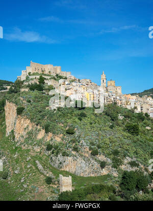 Caccamo Stadt, Caccamo, Sizilien, Italien, Europa Stockfoto