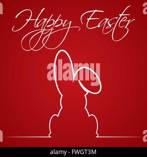 Abbildung Vektor Grafik Frohe Ostern mit Exemplar für den kreativen Einsatz in Web- und Grafikdesign Stock Vektor