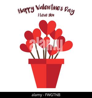 Abbildung-Vektor-Grafik-Herzen, Liebe und Romantik für verschiedene Zwecke im Bereich Web- und Grafikdesign Stock Vektor