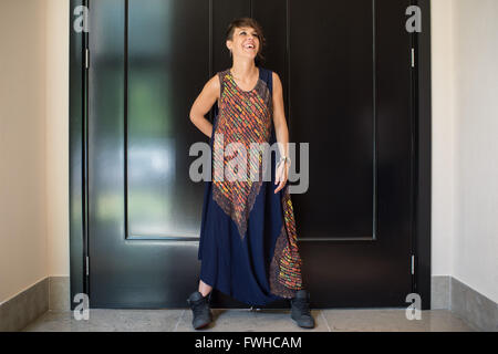 Berlin, Deutschland. 8. Juni 2016. Französische Sängerin Zaz (Isabelle Geffroy) posiert in Berlin, Deutschland, 8. Juni 2016. Foto: Wolfram Kastl/Dpa/Alamy Live-Nachrichten Stockfoto