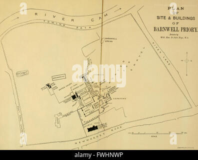 Die Gedenktage im Einsatz bei der Augustiner Kloster S. Giles und S. Andrew in Barnwell, Cambridgeshire; (1897) Stockfoto