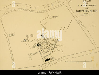 Die Gedenktage im Einsatz bei der Augustiner Kloster S. Giles und S. Andrew in Barnwell, Cambridgeshire; (1897) Stockfoto