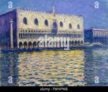 Claude Monet - der Dogenpalast (Le Palais ducal) - Brooklyn Museum Stockfoto