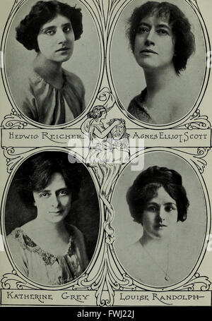 Who is Who in der Musik und Drama - eine Enzyklopädie der Biographie von bemerkenswerten Männern und Frauen in der Musik und Drama (1914) Stockfoto