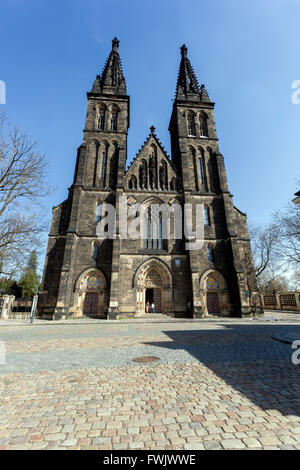 Basilika St. Peter und Paul in Vysehrad Prag Stockfoto