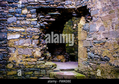 Harlech Castle befindet sich in Harlech, Gwynedd, Wales Stockfoto