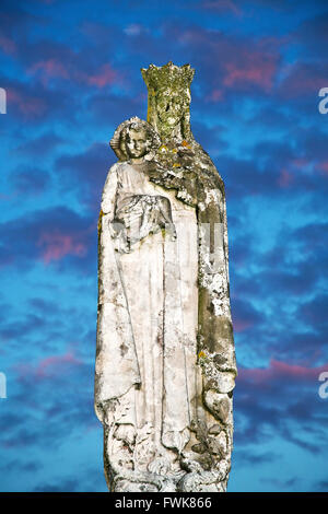 Unsere Liebe Frau von Penrhys Statue, Rhondda Tal, Wales, U.K Stockfoto