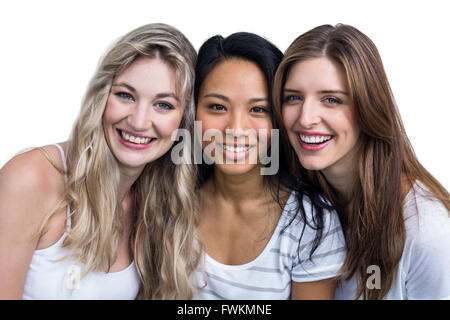 Porträt des multiethnischen Frauen Lächeln Stockfoto