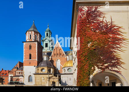 Königspalast in Wawel in Krakau, Polen Stockfoto