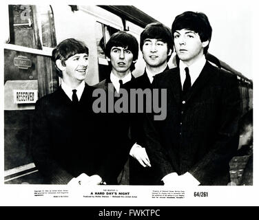 A Hard Day Night aka: Ja Ja Ja, Großbritannien 1964, Regie: Richard Lester, Monia: The Beatles: Ringo Starr, Paul McCartney, John Lennon, George Harrison Stockfoto