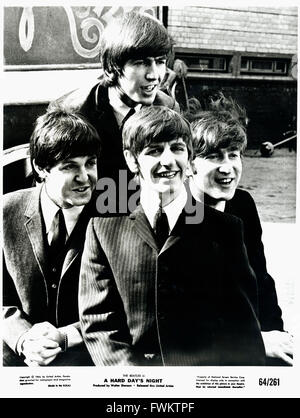 A Hard Day Night aka: Ja Ja Ja, Großbritannien 1964, Regie: Richard Lester, Monia: The Beatles: Ringo Starr, Paul McCartney, John Lennon, George Harrison Stockfoto