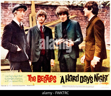 A Hard Day Night aka: Ja Ja Ja, Großbritannien 1964, Regie: Richard Lester, Monia: The Beatles: Ringo Starr, Paul McCartney, John Lennon, George Harrison Stockfoto