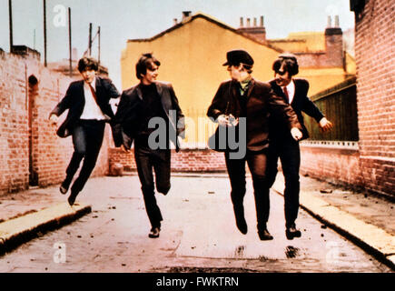 A Hard Day Night aka: Ja Ja Ja, Großbritannien 1964, Regie: Richard Lester, Monia: The Beatles: Ringo Starr, Paul McCartney, John Lennon, George Harrison Stockfoto