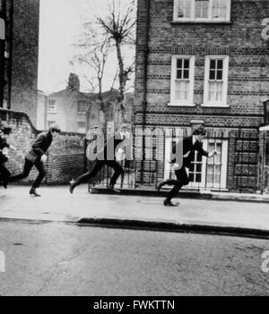 A Hard Day Night aka: Ja Ja Ja, Großbritannien 1964, Regie: Richard Lester, Monia: The Beatles: Ringo Starr, Paul McCartney, John Lennon, George Harrison Stockfoto