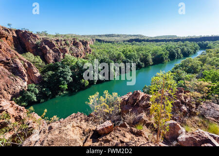 Australien, nordwestlichen Queensland, obere Schlucht Track im Boojamulla (Lawn Hill) National Park, Duwadarri Suche Stockfoto