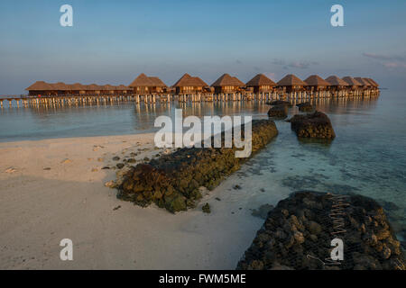 Sun-Aqua Vilu Reef Resort, Malediven Stockfoto