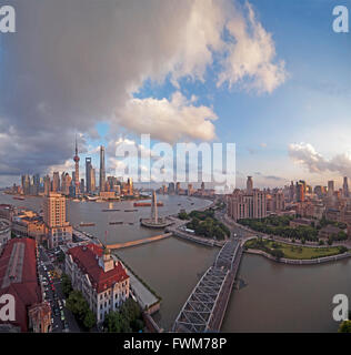 Shanghai Stadt Landschaft, China Stockfoto