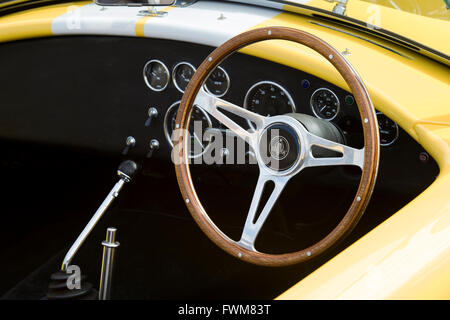 AC Cobra 427 Interieur Stockfoto