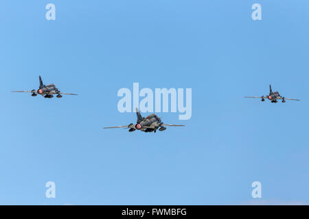 Suchoi Su-22 Fitter ist ein sowjetischen Jagdbomber-Flugzeug der polnischen Luftwaffe betrieben. Stockfoto