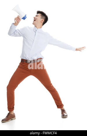 Porträt des jungen Mannes in Freizeitkleidung Stockfoto