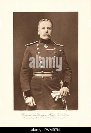 1915 den ersten Weltkrieg Illustration von General Sir Douglas Haig Stockfoto