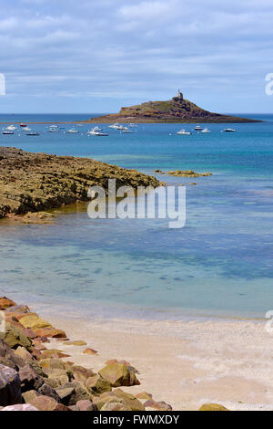 Strand von Erquy in Frankreich Stockfoto