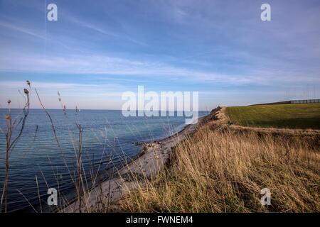 Klippe Küste an der Ostsee in Norddeutschland Stockfoto