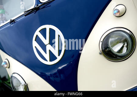 1962 VW Split Screen Volkswagen Wohnmobil Stockfoto