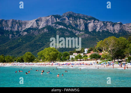 Chrysi Ammoudia Strand griechischen Nord Ägäis Insel Thassos Griechenland EU Europäische Union Europa Stockfoto