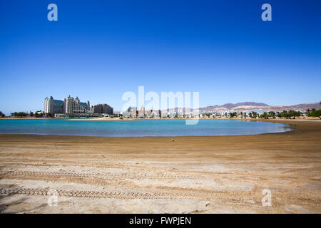 Eilat, Israel der künstlichen Lagune Stockfoto