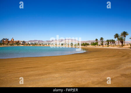 Eilat, Israel der künstlichen Lagune Stockfoto