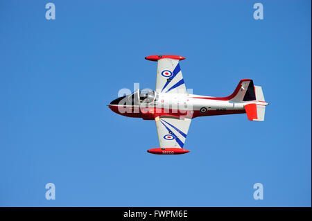 Jet Provost T3A G-BVEZ,(formerly XM479) während seiner Anzeige auf East Fortune Airshow 2011 Stockfoto