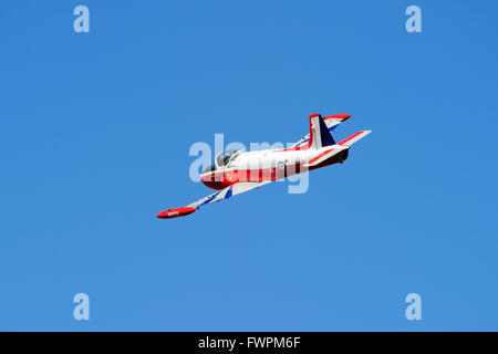 Jet Provost T3A G-BVEZ,(formerly XM479) während seiner Anzeige auf East Fortune Airshow 2011 Stockfoto