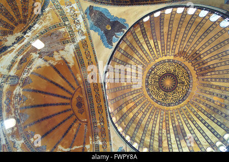 Türkei, Istanbul, Ayasofya Innenansicht Stockfoto