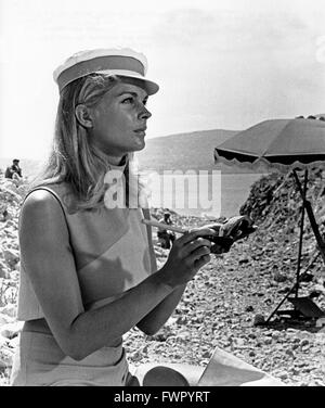 Am Tag der Fisch herauskam, auch bekannt als: Der Tag eine DM sterben Fische Kamen, Griechenland/Großbritannien/USA 1967, Regie: Mihalis Kakogiannis, Monia: Candice Bergen Stockfoto