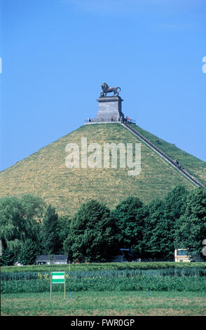 Schlacht von Waterloo-Denkmal Stockfoto