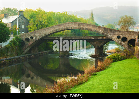 The Old Bridge, Pontypridd, Rhondda Cynon Taff, South Wales, Großbritannien Stockfoto