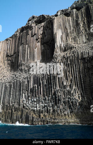 Basaltsäulen Los Órganos, La Gomera, Kanarische Inseln, Spanien Stockfoto