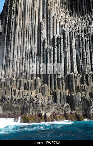 Basaltsäulen Los Órganos, La Gomera, Kanarische Inseln, Spanien Stockfoto