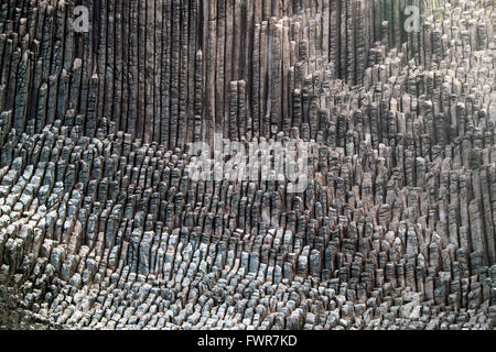 Basaltsäulen Los Órganos, La Gomera, Kanarische Inseln, Spanien Stockfoto