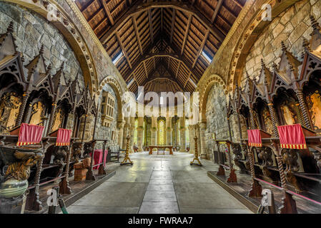 Innenraum der St. Conans Kirk befindet sich im Loch Awe, Argyll and Bute, Scotland Stockfoto