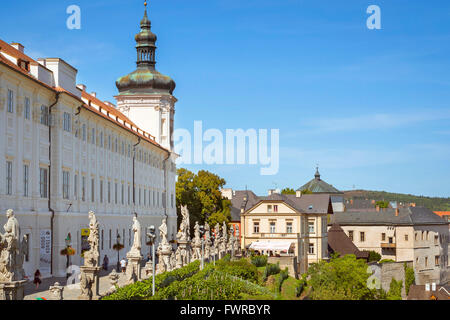 KUTNA HORA, Tschechien - 26. August 2015: Jesuiten-Kolleg in Kutna Hora, Stadt von der UNESCO geschützt. Tschechische Republik Stockfoto