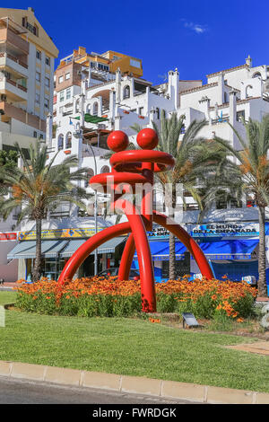 Die Symbolfigur in der Nähe von Benalmadena Costa del Sol-Andalucia Spanien Stockfoto