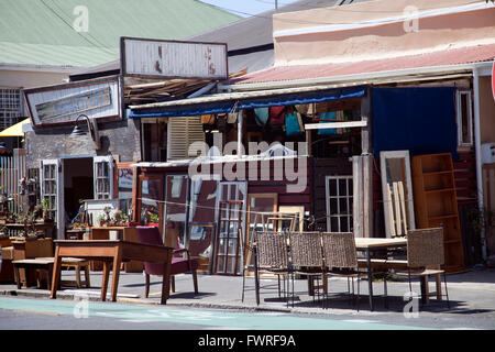 Woodstock Albert Rd - Möbel Shop - Kapstadt - Südafrika Stockfoto