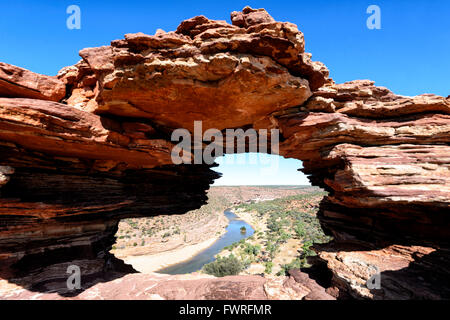 Nature es Window, Kalbarri National Park, Western Australia, Australien Stockfoto