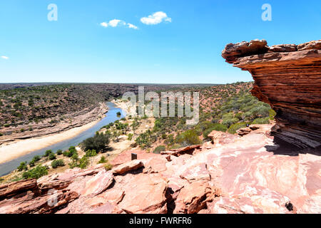 Murchison River Gorge, Kalbarri National Park, Western Australia, Australien Stockfoto