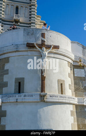 NOTRE DAME DE LA GARDE, MARSEILLE, BDR FRANKREICH 13 Stockfoto