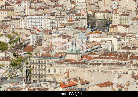 MARSEILLE, VUE PANORAMIQUE, BDR FRANKREICH 13 Stockfoto