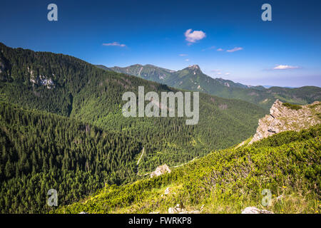 Die beliebten Berg Giewont in polnischen Tatra-Gebirge. Stockfoto